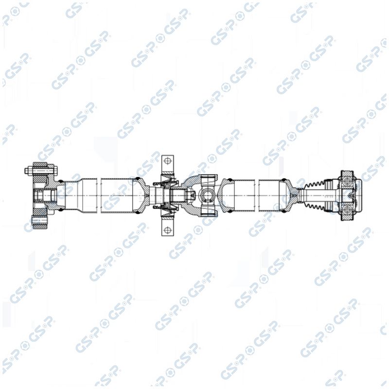 Propshaft, axle drive