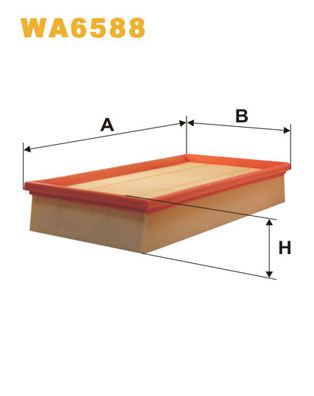 Повітряний фільтр, Wix Filters WA6588
