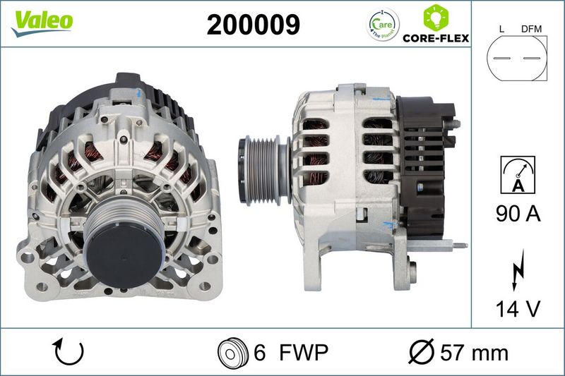 VALEO Dynamo / Alternator 200009