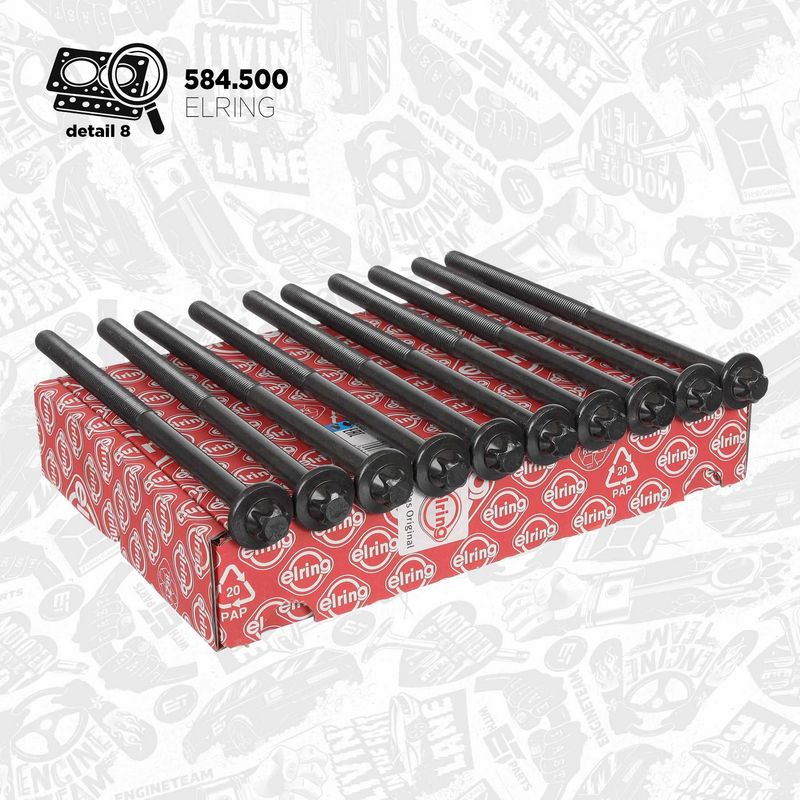 ET ENGINETEAM TS0053BT Gasket Kit, cylinder head