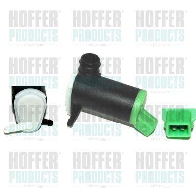 HOFFER mosóvízszivattyú, szélvédőmosó 7500113