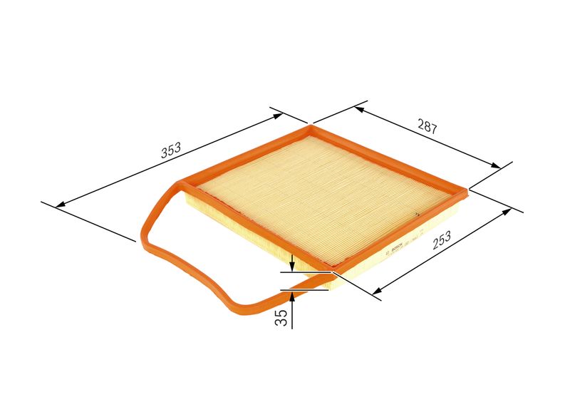 BOSCH F 026 400 148 Air Filter