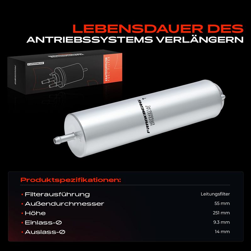 Frankberg 5481FB0051715 Fuel Filter