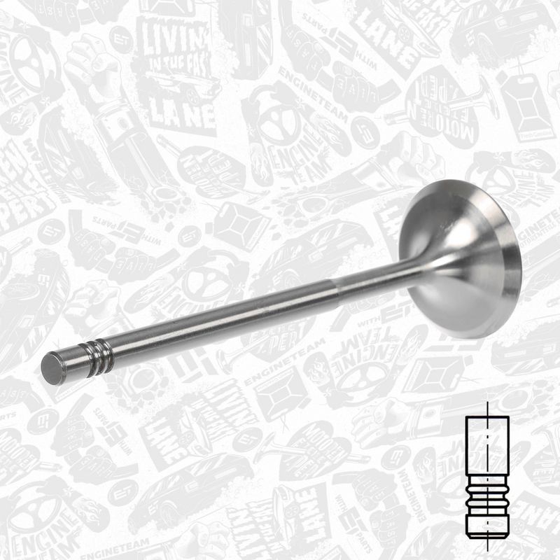 Product Image - Inlaatklep - VI0049 - ET ENGINETEAM