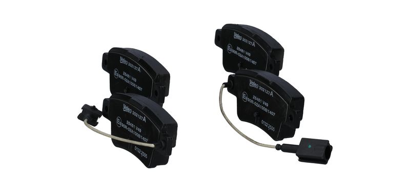 Piduriklotsi komplekt, ketaspidur, VALEO 302127A