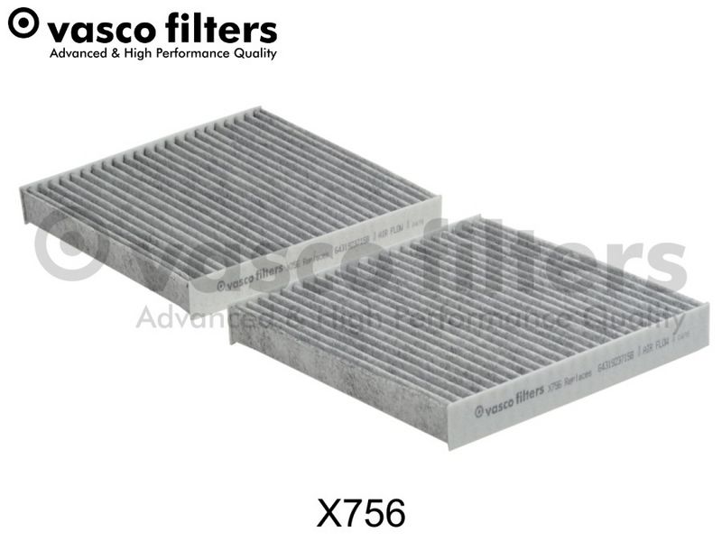 DAVID VASCO X756 Filtras, salono oras
