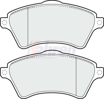 Fahren Brake Pad Set, disc brake FBP3056