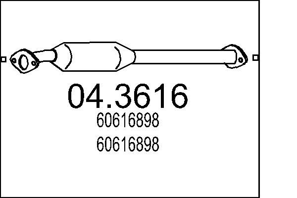 MTS katalizátor 04.3616