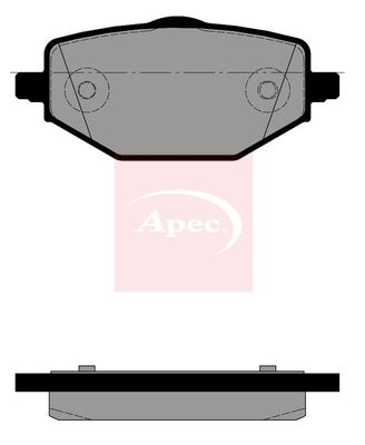 APEC Brake Pad Set, disc brake PAD2396