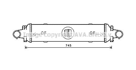 Охолоджувач наддувального повітря, Ava MSA4593