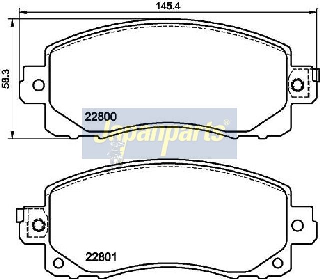 Juego de pastillas de freno