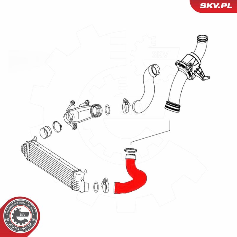 ESEN SKV 43SKV440 Charge Air Hose