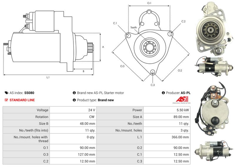 AS-PL S5080 Starter