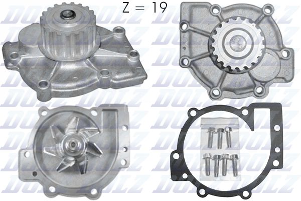 DOLZ Vízszivattyú, motorhűtés R199