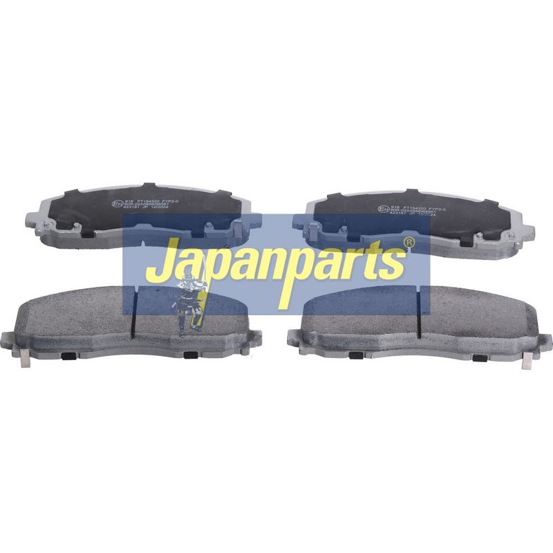 set placute frana,frana disc JAPANPARTS PA-918AF