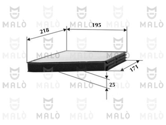 AKRON-MALÒ szűrő, utastér levegő 1530101