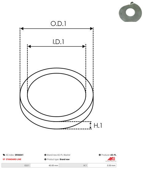 AS-PL SRS6041 Repair Set, alternator