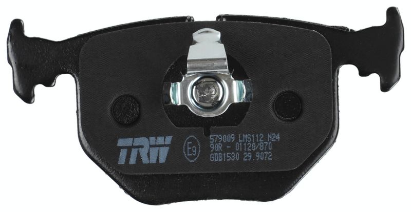 TRW GDB1530 Stabdžių trinkelių rinkinys, diskinis stabdys