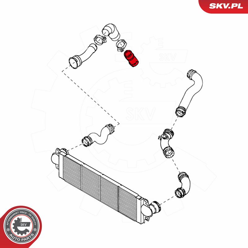 ESEN SKV 24SKV652 Charge Air Hose