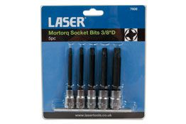 Laser Tools Mortorq Socket Bit Set 3/8