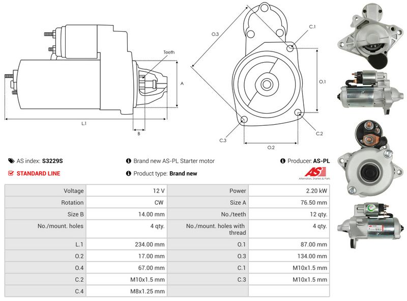 AS-PL S3229S Starter