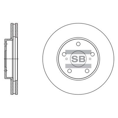 Гальмівний диск, Hi-Q SD4078