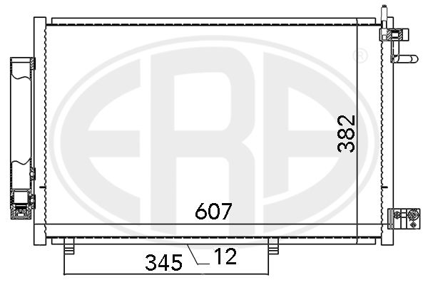 Конденсатор, система кондиціонування повітря, Era 667031