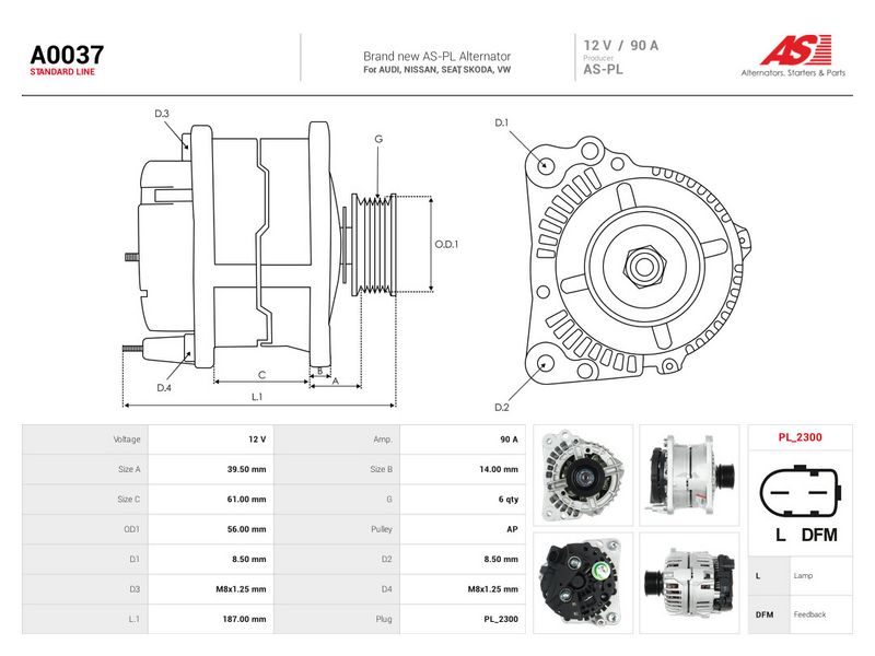 Generaator, AS-PL A0037