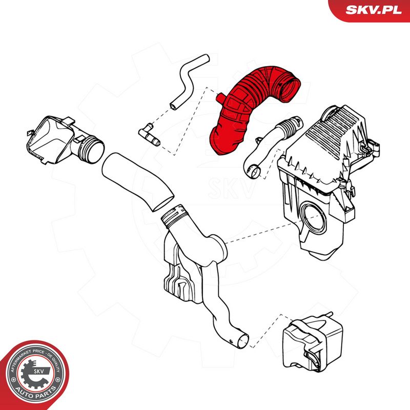 Õhutoru, õhufilter, ESEN SKV 24SKV484
