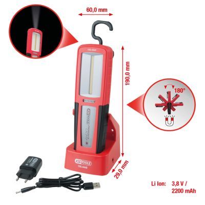 KS TOOLS Rankinė lempa