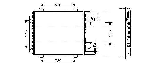 AVA QUALITY COOLING kondenzátor, klíma RT5210