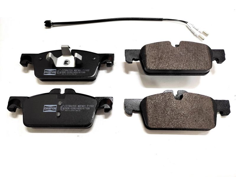 Plaquettes+de+frein+à+disque CHAMPION 573647CH