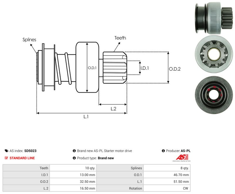 Vabajooks, starter, AS-PL SD5023