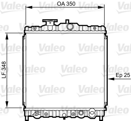 VALEO Radiateur 731474