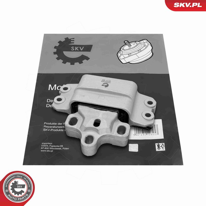 ESEN SKV 75SKV359 Mounting, engine