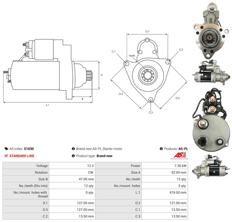 AS-PL S1030 Starter