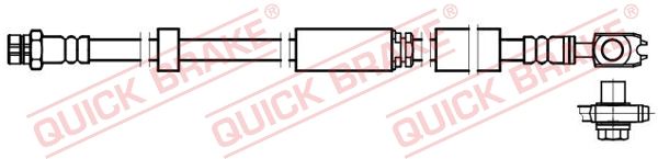 QUICK BRAKE fékcső 58.892X