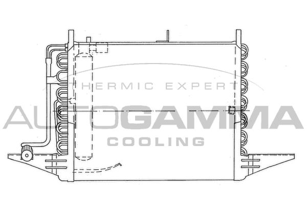 Autogamma 102651 - Condenser, air conditioning