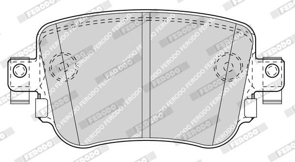 FERODO Plaquettes de frein à disque FDB4485