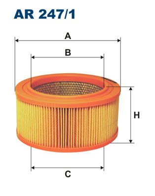 FILTRON légszűrő AR 247/1