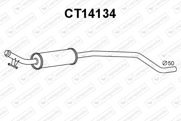 MITTELSCHALLDäMPFER VENEPORTE CT14134