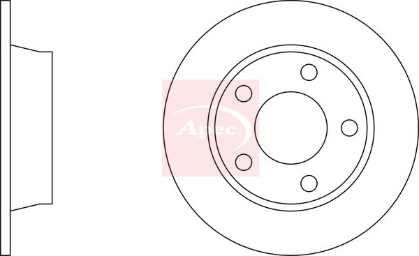 APEC Brake Disc DSK345