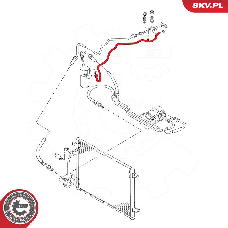 Kõrgsurve-, madalsurvetorustik, kliimaseade, ESEN SKV 43SKV567
