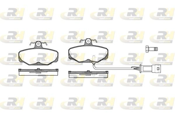 Комплект гальмівних накладок, дискове гальмо, Roadhouse 2205.02