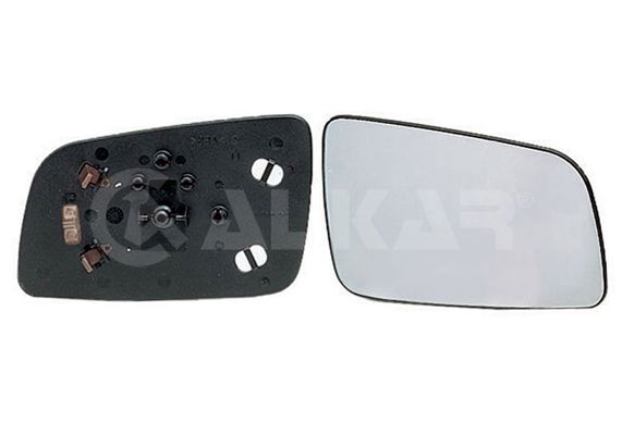 Дзеркальне скло, зовнішнє дзеркало, праворуч, OPEL ASTRA G 98-09 (R), Alkar 6426437