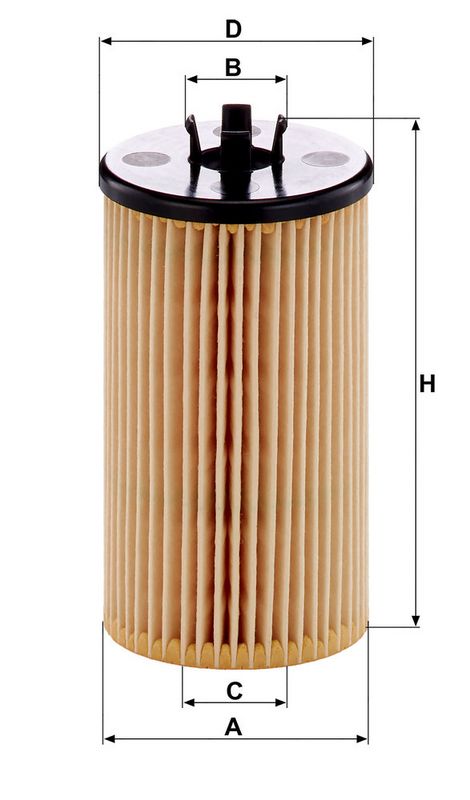 Õlifilter, MANN-FILTER HU 612, 2 x