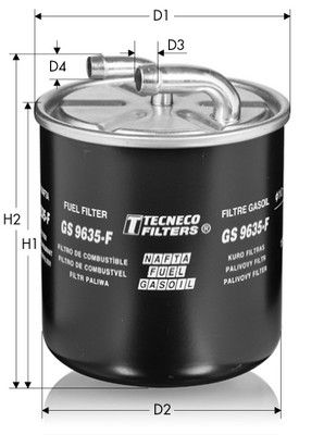 TECNECO FILTERS Üzemanyagszűrő GS9635F