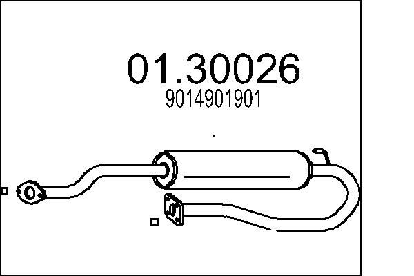 MTS első hangtompító 01.30026