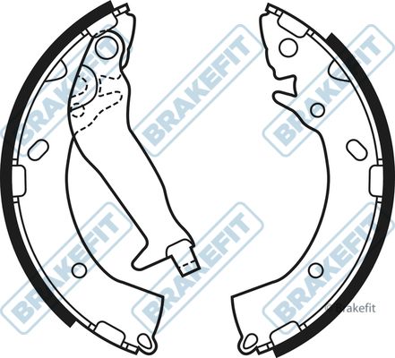 APEC Brake Shoe Set BSH1117