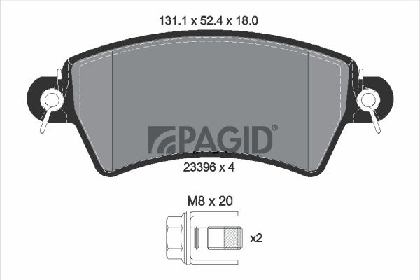 Souprava brzd, kotoučová brzda T9096N-50364N-00